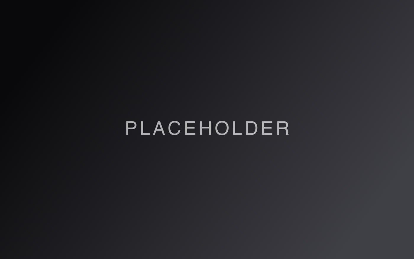 Placeholder artwork — Placeholder — Editorial gallery 1