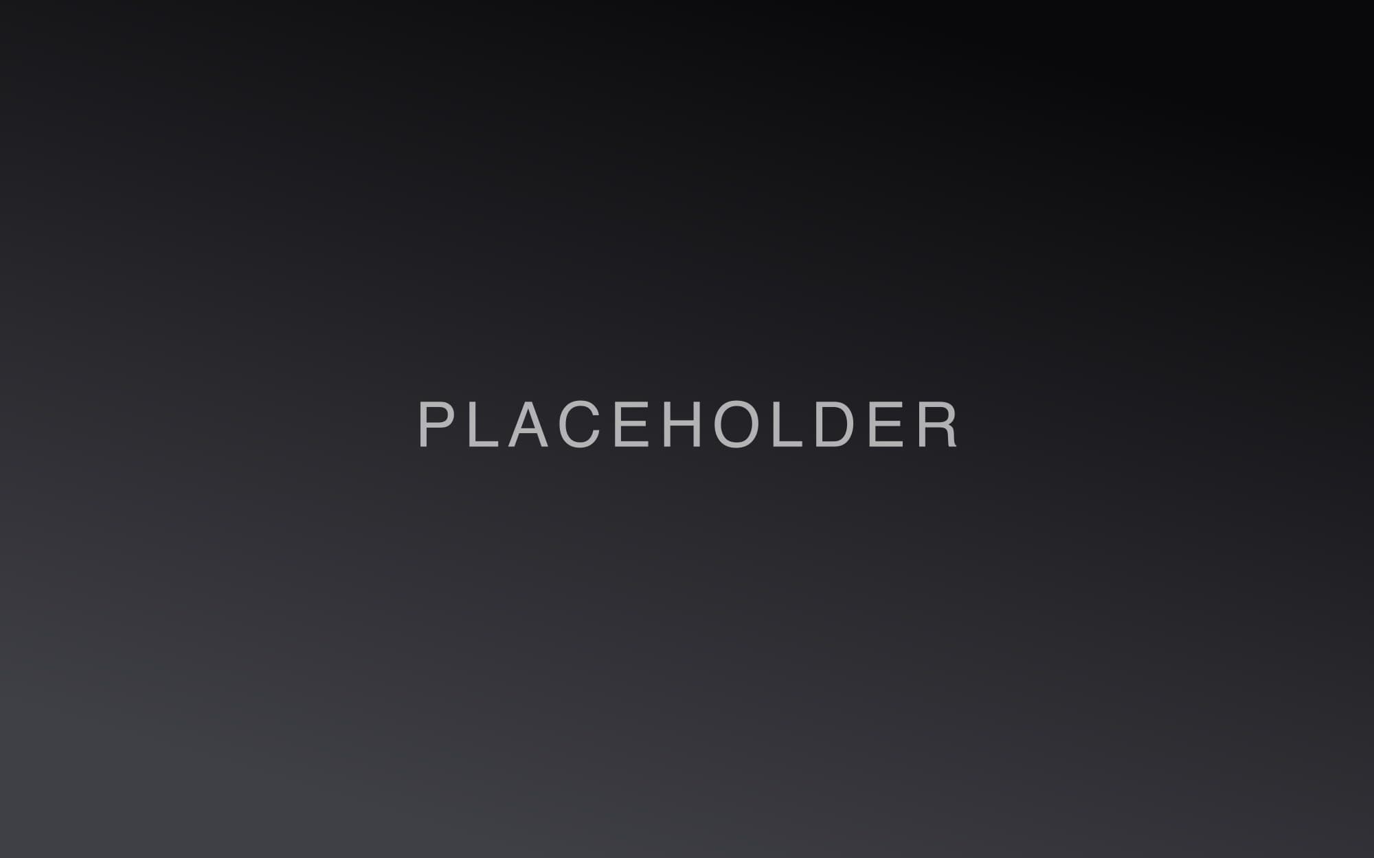 Placeholder artwork — Placeholder — Editorial gallery 3