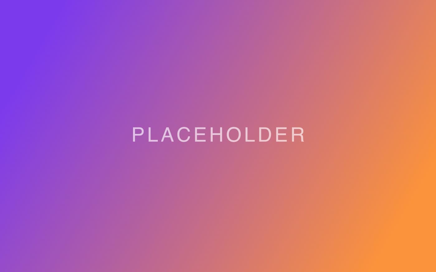 Placeholder artwork — Placeholder — Exhibition gallery 1