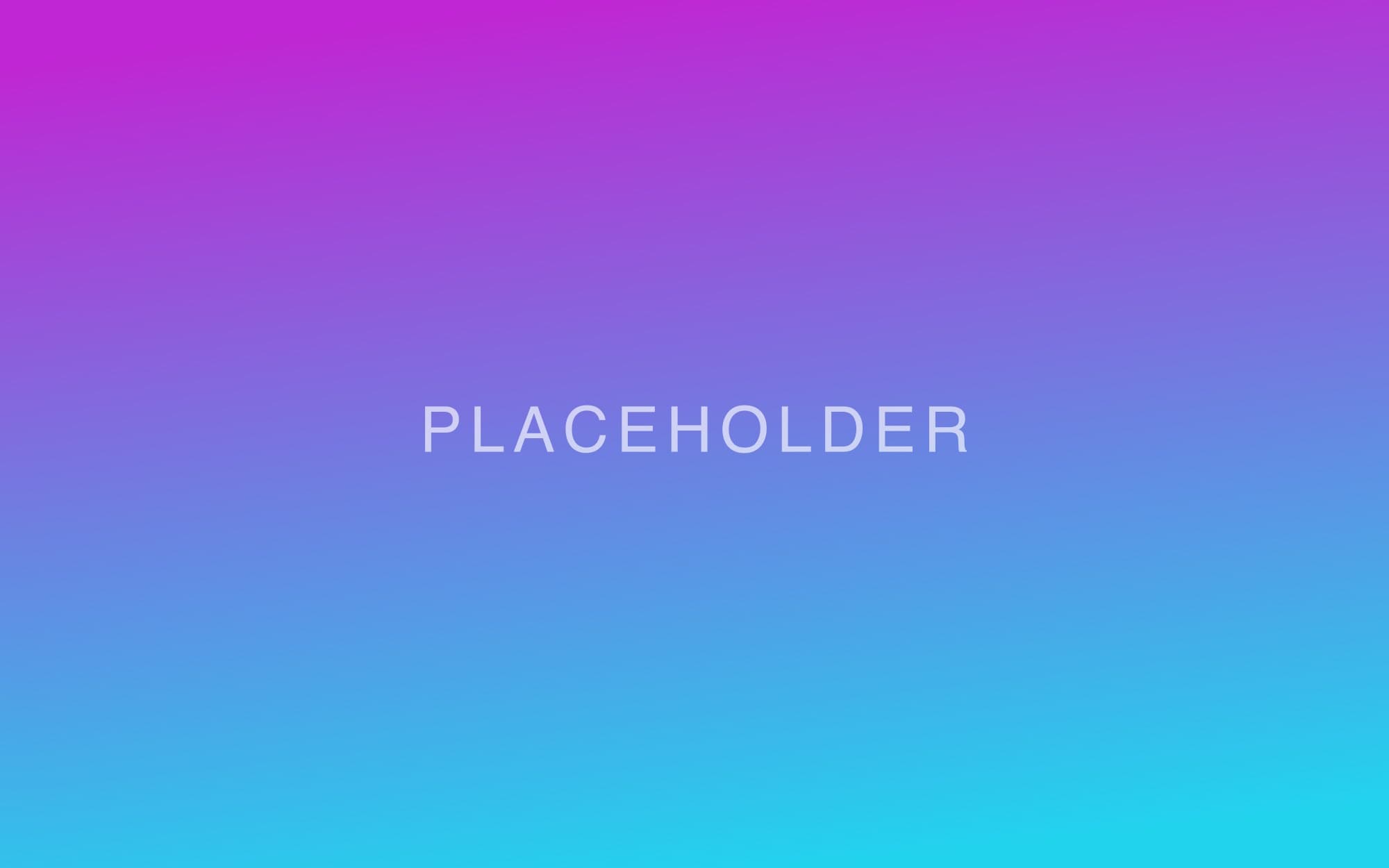Placeholder artwork — Placeholder — Motion gallery 3