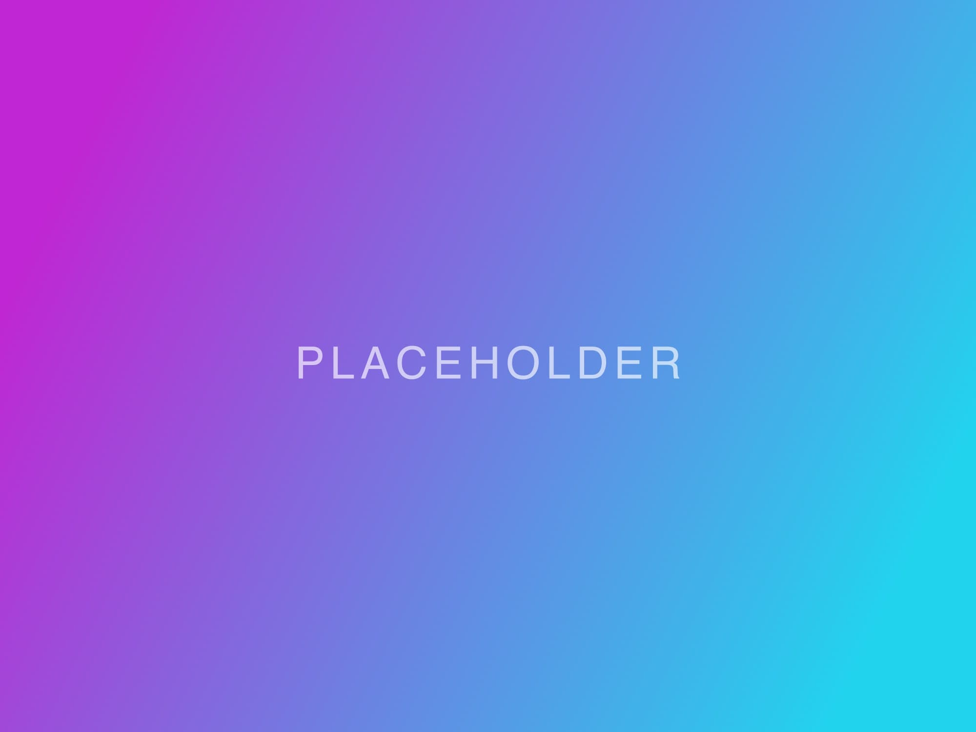 Placeholder artwork — Placeholder — Motion hero